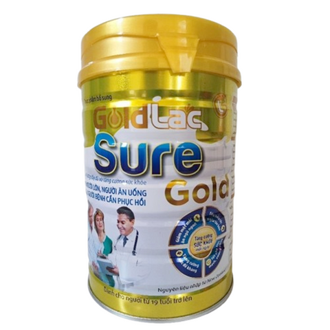 Sữa Dinh Dưỡng Goldlac Suregold 900g - Hỗ Trợ Phục Hồi Sức Khỏe Cho Người Già Yếu, Ăn Uống Kém, Dễ Uống, Nguyên Liệu New Zealand
