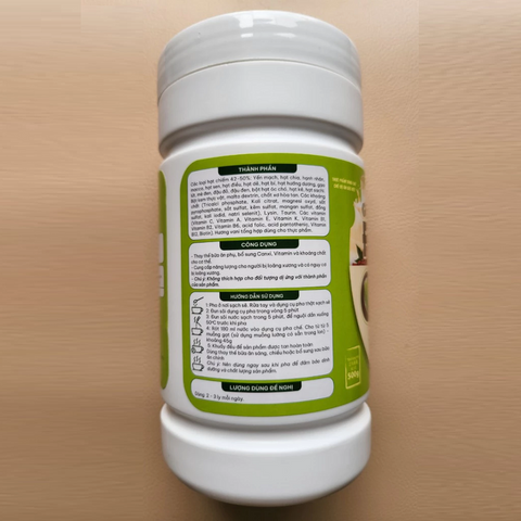 Sữa Hạt Good Plant Chay 500g - Hỗ Trợ Xương Khớp, Bổ Sung Canxi và Dinh Dưỡng Cho Người Trên 18 Tuổi