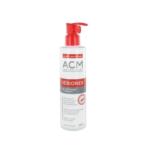 Sữa Rửa Mặt ACM Sebionex Cleansing Gel 200ml Cho Da Mụn