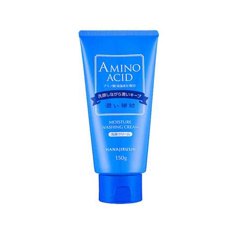 Sữa Rửa Mặt Amino Acid Hanajirushi Moisture Cream 150g - Dưỡng ẩm, Làm sạch nhẹ nhàng cho mọi loại da, Không gây kích ứng
