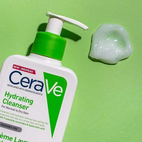 Sữa Rửa Mặt CeraVe Dưỡng Ẩm Da Dịu Nhẹ 236ml - Dành Cho Da Thường Đến Da Nhạy Cảm, Làm Sạch Tối Ưu Không Gây Khô Da