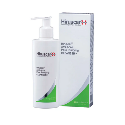 Sữa Rửa Mặt Hiruscar Anti Acne Cleanser 100ml - Giảm Mụn, Cân Bằng Ẩm, Chăm Sóc Da Dầu, Da Hỗn Hợp, Công Thức Dịu Nhẹ, Không Sulfate