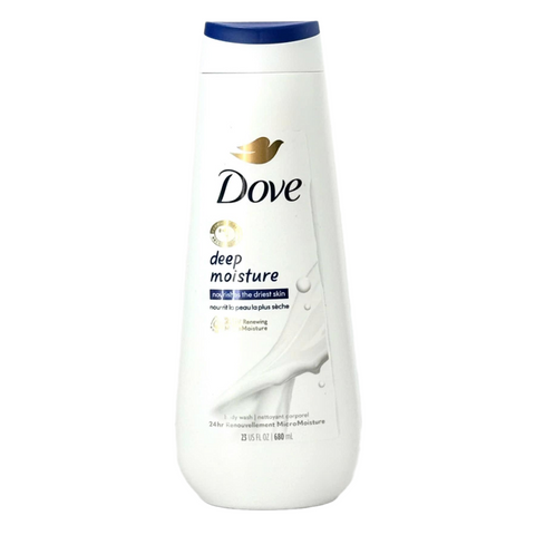 Sữa Tắm Dove Deep Moisture 680ml - Dưỡng Ẩm Sâu, Không Chứa Sulfat, Làm Sạch Dịu Nhẹ Cho Da Khô, Giúp Da Mềm Mại Khỏe Đẹp 24 Giờ