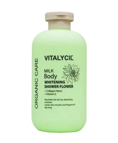 Sữa Tắm Dưỡng Trắng Da Vitalycil Body Whitening Chiết Xuất Thảo Mộc, Làm Sáng Da, Cung Cấp Độ Ẩm - Lọ 470ml