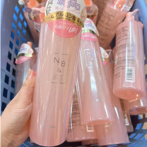 Tẩy Da Chết N8 Natural Peeling Gel Nhật Bản 500ml - Giúp Làm Sáng Da, Không Gây Bào Mòn, Phù Hợp Với Mọi Loại Da
