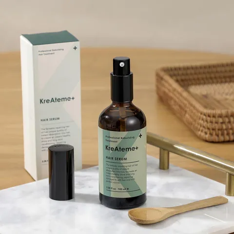 Tinh Dầu Dưỡng Tóc KreAteme+ Hair Serum 100ml - Nuôi Dưỡng Tóc Bóng Mượt, Ngăn Rối, Giữ Màu, Chống Hư Tổn