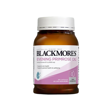 Tinh dầu hoa anh thảo  Blackmores Evening Primrose Oil 190 Viên - Hỗ Trợ Cân Bằng Nội Tiết Tố và Sức Khỏe Phụ Nữ