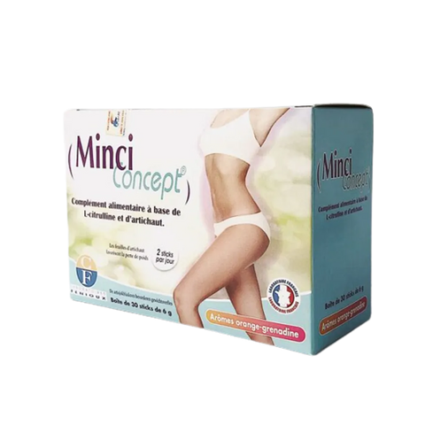 Trà giảm cân Minci Concept của Pháp - 30 gói hỗ trợ đốt mỡ, duy trì vóc dáng cân đối và săn chắc da.