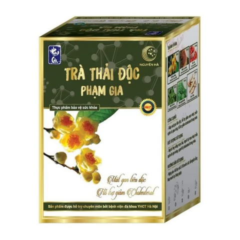 Trà Hỗ Trợ Thải Độc Phạm Gia Giúp Thanh Lọc Cơ Thể Hộp 40 Gói