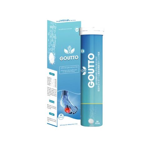 Viên Sủi Goutto Hỗ Trợ Cho Người Mắc Gout