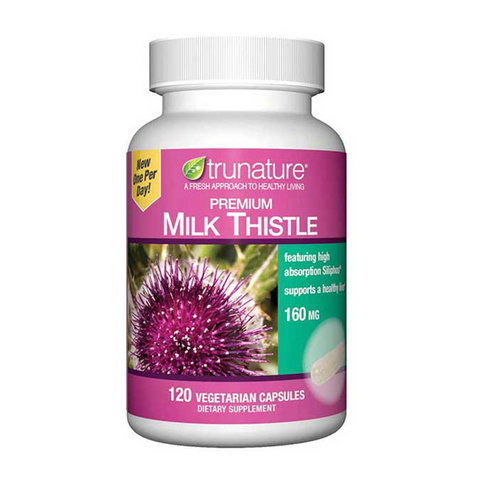 Viên Uống Hỗ Trợ Bổ Gan Trunature Milk Thistle 160mg - Thanh Lọc Gan, Giảm Mỡ Máu, 120 Viên Quy cách Chất Lượng