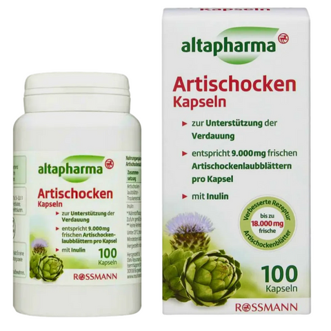 Viên uống hỗ trợ Mát & Bổ Gan từ Atiso Artischocken Kapseln 100 viên, Đức