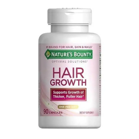 Viên Uống Mọc Tóc Nature's Bounty 90 Viên - Hỗ Trợ Tóc Dày Khỏe, Giảm Rụng Tóc, Biotin Mỹ Chất Lượng Cao