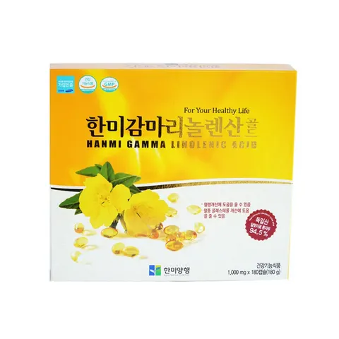 Viên uống tinh dầu hoa anh thảo Hanmi Hàn Quốc 180 viên - Hỗ trợ cân bằng nội tiết, làm đẹp da, giảm căng thẳng cho phụ nữ
