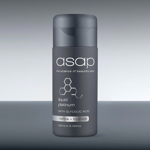 Asap Liquid Platinum Toner - Hỗ Trợ Cấp Ẩm, Làm Sáng Da Với Glycolic Acid - Dưỡng Da Mềm Mịn, Khỏe Mạnh 130ml