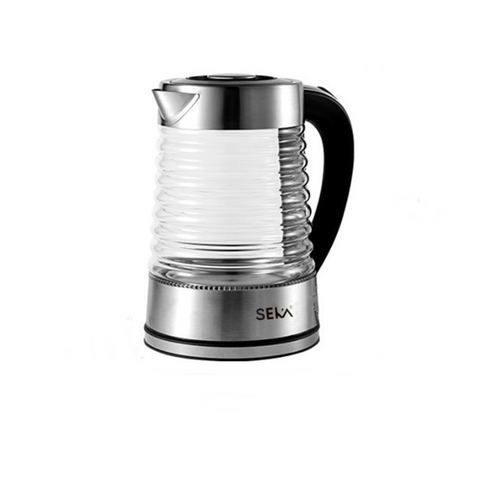 Ấm Thủy Tinh Đun Nước Siêu Tốc Seka SK2829T Có Đèn LED 2.2L, Tự Ngắt Khi Sôi, Xoay 360 Độ, Tiết Kiệm Điện, Dung Tích Lớn, Tiện Dụng Cho Gia Đình
