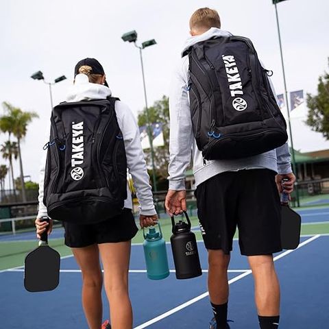 Balo Pickleball Takeya Sport Chất Lượng Cao - Balo Vợt Thể Thao, 8 Ngăn, Chống Nước, Dung Tích 30 Lít, Thiết Kế Bền Bỉ