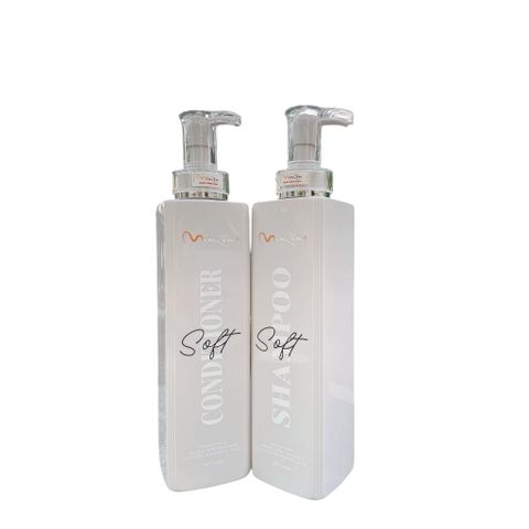 Bộ Gội Xả Phục Hồi Hương Nước Hoa Soft Miuzin 760ml - Dưỡng Tóc Khỏe Mượt, Ngăn Gãy Rụng, Hương Thơm Lâu Dài