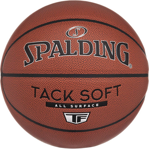 Bóng Rổ Spalding Tack Soft TF Size 7 - Bóng Composite Cao Cấp Cho Chơi Trong Nhà & Ngoài Trời, Độ Bám Tốt, Phù Hợp Nam Nữ