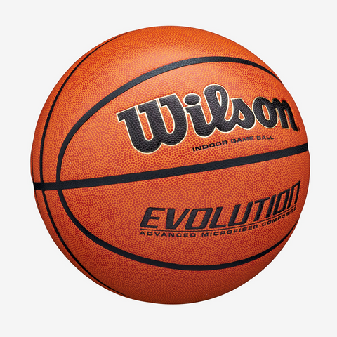 Bóng rổ Wilson Evolution Indoor Game WZ10012 - Bóng Bền, Chống Thấm, Phù Hợp Chơi Trong Nhà, Độ Bám Cao