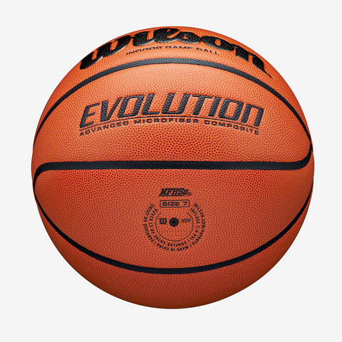 Bóng rổ Wilson Evolution Indoor Game WZ10012 - Bóng Bền, Chống Thấm, Phù Hợp Chơi Trong Nhà, Độ Bám Cao