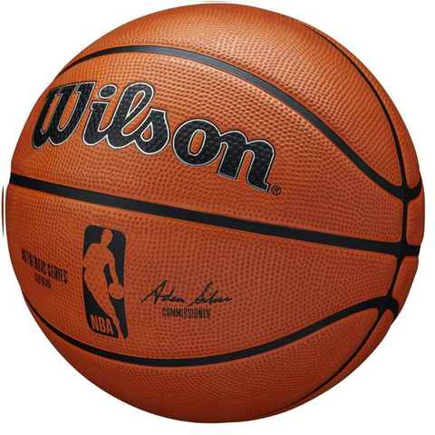 Bóng rổ Wilson NBA Authentic Series Outdoor - Chất liệu bền, Chơi ngoài trời, Kích thước đa dạng, Độ bám tốt, Hàng chính hãng