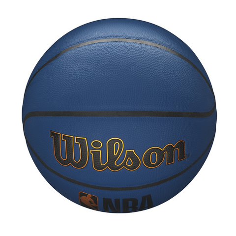 Bóng Rổ Wilson NBA Forge Plus Deep Navy Size 7 - Chơi Trong Nhà & Ngoài Trời, Độ Nảy Ổn Định, Bám Cao, Kiểm Soát Tốt