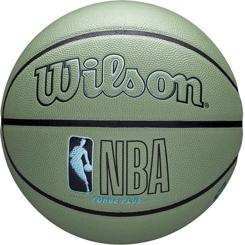 Bóng rổ Wilson NBA Forge Plus Eco - Bóng Chơi Trong Nhà & Ngoài Trời, Vật Liệu Tái Chế, Độ Bám Cao, Size 7