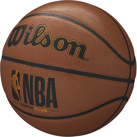 Bóng rổ Wilson NBA Forge Plus Indoor/Outdoor - Bền, độ bám tốt, phù hợp chơi trong nhà và ngoài trời, dành cho người yêu thể thao