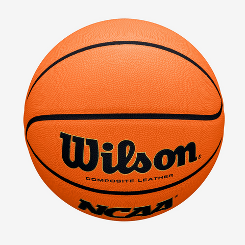 Bóng rổ Wilson NCAA Evo NXT – Quả bóng replica chất lượng cao chơi được trong nhà và ngoài trời, thiết kế bền bỉ, dễ kiểm soát.