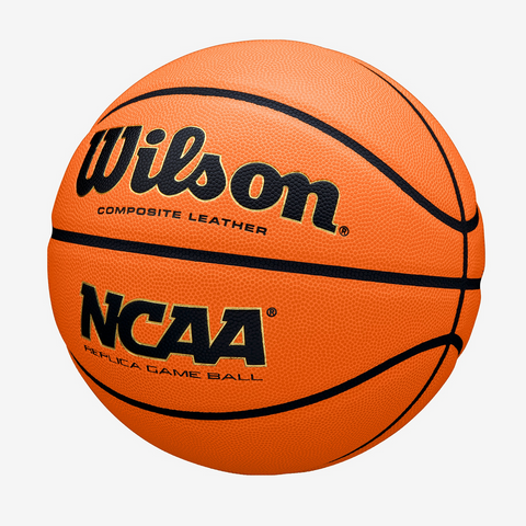Bóng rổ Wilson NCAA Evo NXT – Quả bóng replica chất lượng cao chơi được trong nhà và ngoài trời, thiết kế bền bỉ, dễ kiểm soát.