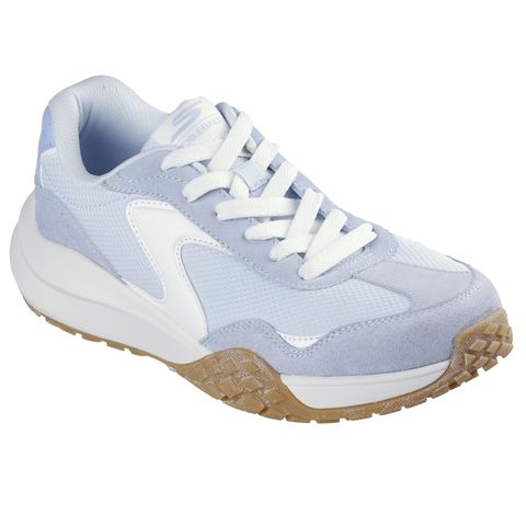 Giày Pickleball Nữ Skechers Court Frenzy - Đỏ Xanh Dương, Thời Trang, Chọn Size Dễ Dàng, Thoải Mái và Chịu Ma Sát Tốt