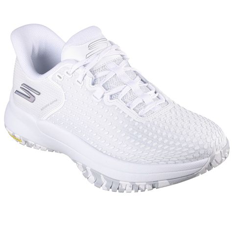 Giày Pickleball Nữ Skechers Viper Court Elite Trắng - Giày Tennis Thoáng Khí, Thiết Kế Đệm Thông Minh, Di Chuyển Linh Hoạt