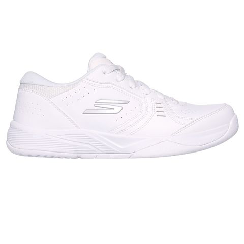 Giày Pickleball Nữ Skechers Viper Court Smash Trắng - Giày Tennis Thể Thao Mềm, Nhẹ, Thoáng Khí, Đệm êm ái, Thoải Mái