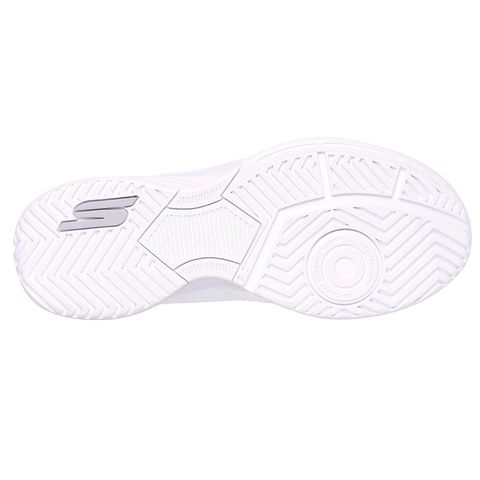 Giày Pickleball Nữ Skechers Viper Court Smash Trắng - Giày Tennis Thể Thao Mềm, Nhẹ, Thoáng Khí, Đệm êm ái, Thoải Mái