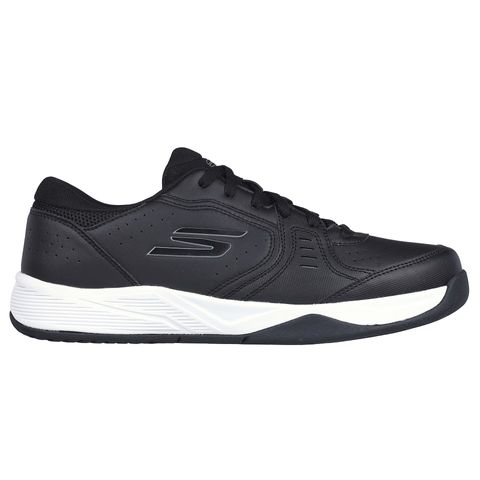 Giày Pickleball Skechers Men's Viper Court Smash - Giày Tennis Đen Trắng Cho Nam - Đệm êm Ultra Flight, Đế Cao Su Đàn Hồi