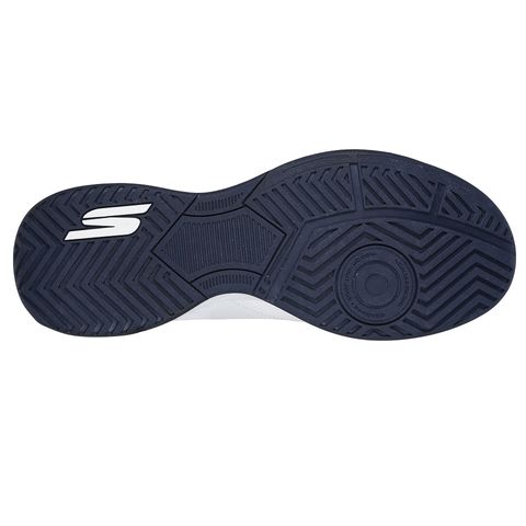 Giày Pickleball Skechers Men's Viper Court Smash Trắng Xám - Giày Tennis Thể Thao Nam Thoáng Khí, êm Ái, Đa Năng