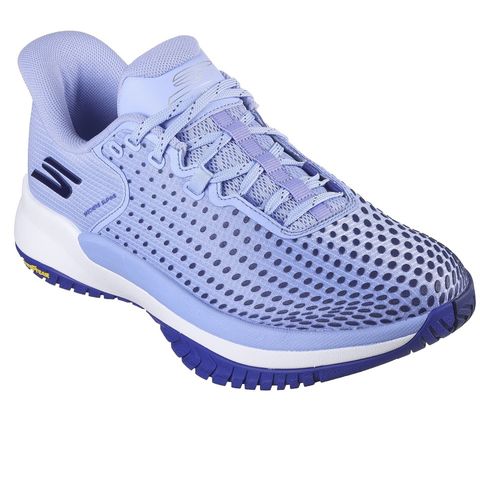 Giày Pickleball Nữ Skechers Viper Court Elite Xanh Nhạt - Giày Tennis Slip-On Thiết Kế Thoải Mái với Công Nghệ Arch Fit