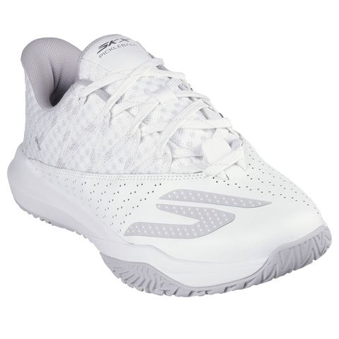 Giày Pickleball Nam Skechers Viper Court Rally White - Giày Tennis Chất Liệu Cao Cấp, Thiết Kế Thoáng Khí, Đệm Êm 适合 Thể Thao