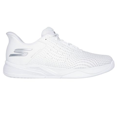 Giày Pickleball Skechers Viper Court Reload White - Giày Thể Thao Tennis Nam Thoáng Khí, Đế Chống Trượt, Thoải Mái Cho Người Chơi Thể Thao