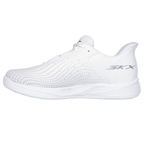 Giày Pickleball Skechers Viper Court Reload White - Giày Thể Thao Tennis Nam Thoáng Khí, Đế Chống Trượt, Thoải Mái Cho Người Chơi Thể Thao