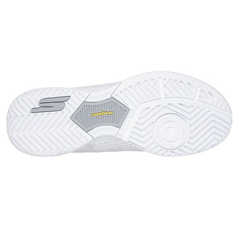Giày Pickleball Skechers Viper Court Reload White - Giày Thể Thao Tennis Nam Thoáng Khí, Đế Chống Trượt, Thoải Mái Cho Người Chơi Thể Thao