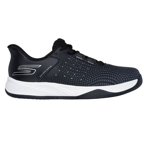 Giày Pickleball Skechers Women's Viper Court Reload - Giày Tennis Thoáng Khí Đen Trắng, Thời Trang và Êm Ái cho Phụ Nữ