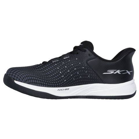 Giày Pickleball Skechers Women's Viper Court Reload - Giày Tennis Thoáng Khí Đen Trắng, Thời Trang và Êm Ái cho Phụ Nữ