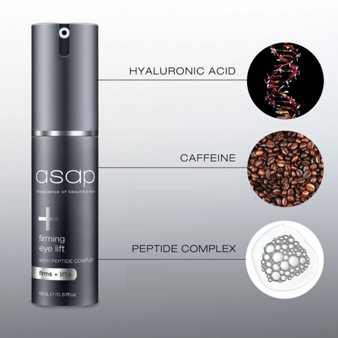 Kem Dưỡng Mắt Asap Firming Eye Lift - Hỗ Trợ Giảm Nếp Nhăn, Quầng Thâm & Cải Thiện Độ Săn Chắc Da 15ml