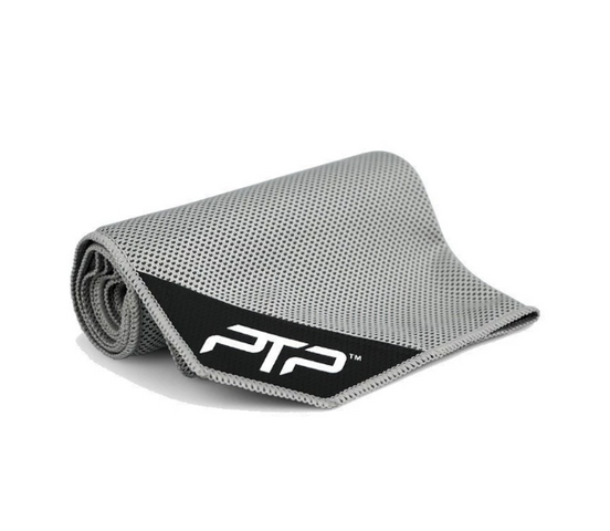 Khăn Tập Gym Làm Mát PTP Hyper Cool HC Grey - Vải Lưới Thoáng Khí, Đa Năng Cho Thể Thao, Đi Phượt, Cắm Trại, Chạy Bộ