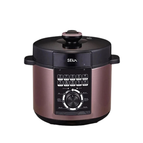 Nồi Áp Suất Điện Đa Năng SEKA SK5858 6L 1000W - Thích Hợp Gia Đình 4-6 Người, Nấu Nhanh Tiết Kiệm Thời Gian