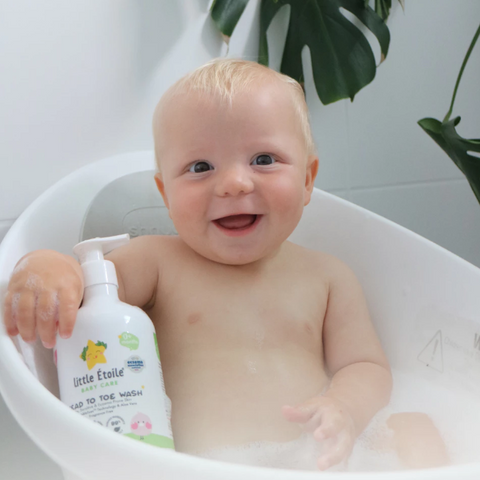 Sữa Tắm Gội Cho Da Chàm Sữa Nhạy Cảm Little Étoile Baby Care 250ml - Dưỡng Da An Toàn Cho Bé Từ Sơ Sinh
