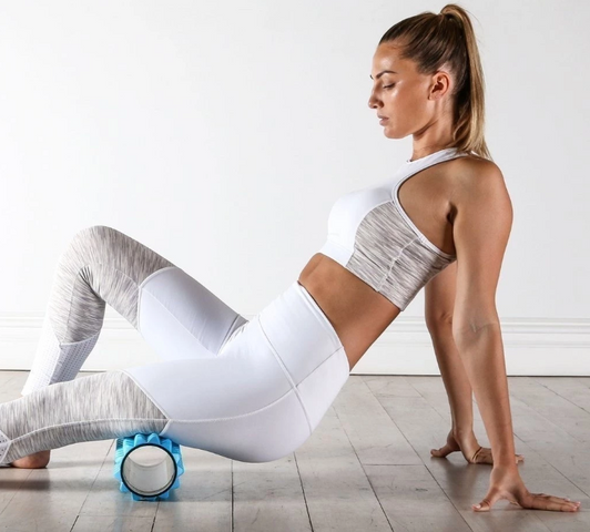 Trục Lăn Massage Tập Giãn Cơ PTP Massage Therapy Soft Cyan - Dụng Cụ Thể Dục Hỗ Trợ Phục Hồi Cơ Bắp, Giảm Đau Hiệu Quả