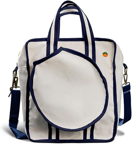 Túi Tote Pickleball Navy Tangerine - Canvas Dày Chắc Chắn, Thiết Kế Nhiều Ngăn, Chống Nước, Dành Cho Người Yêu Thích Thể Thao